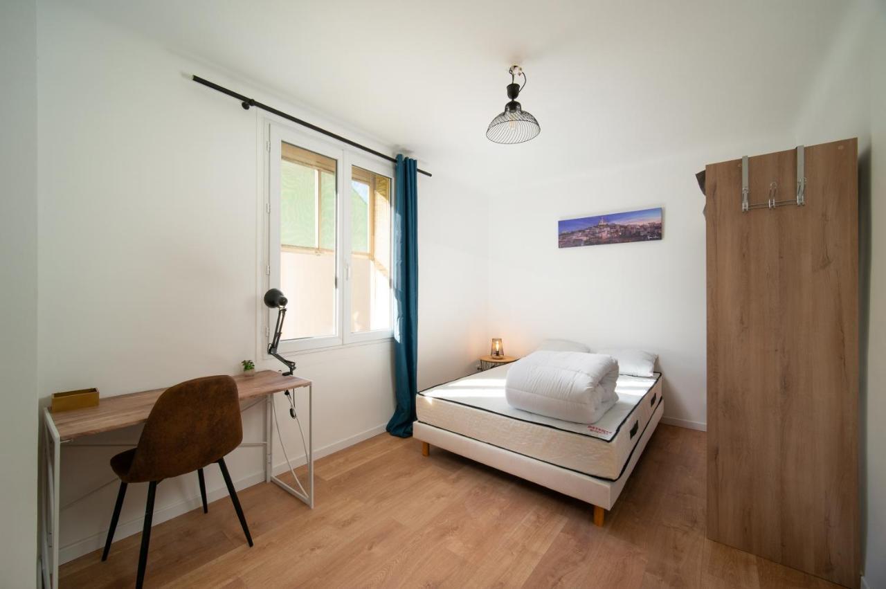 Grand Appartement 3 Chambres Avec Clim Et Balcon Marsylia Zewnętrze zdjęcie