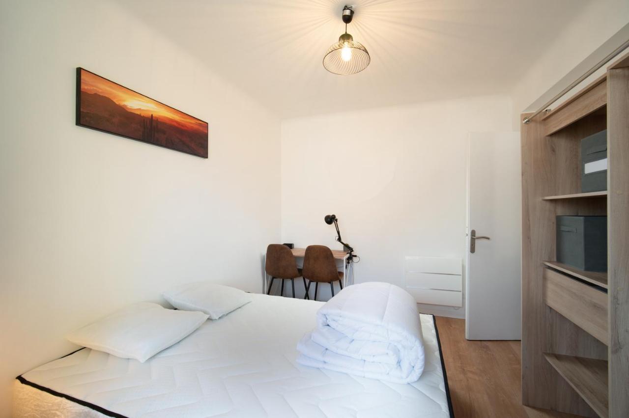 Grand Appartement 3 Chambres Avec Clim Et Balcon Marsylia Zewnętrze zdjęcie