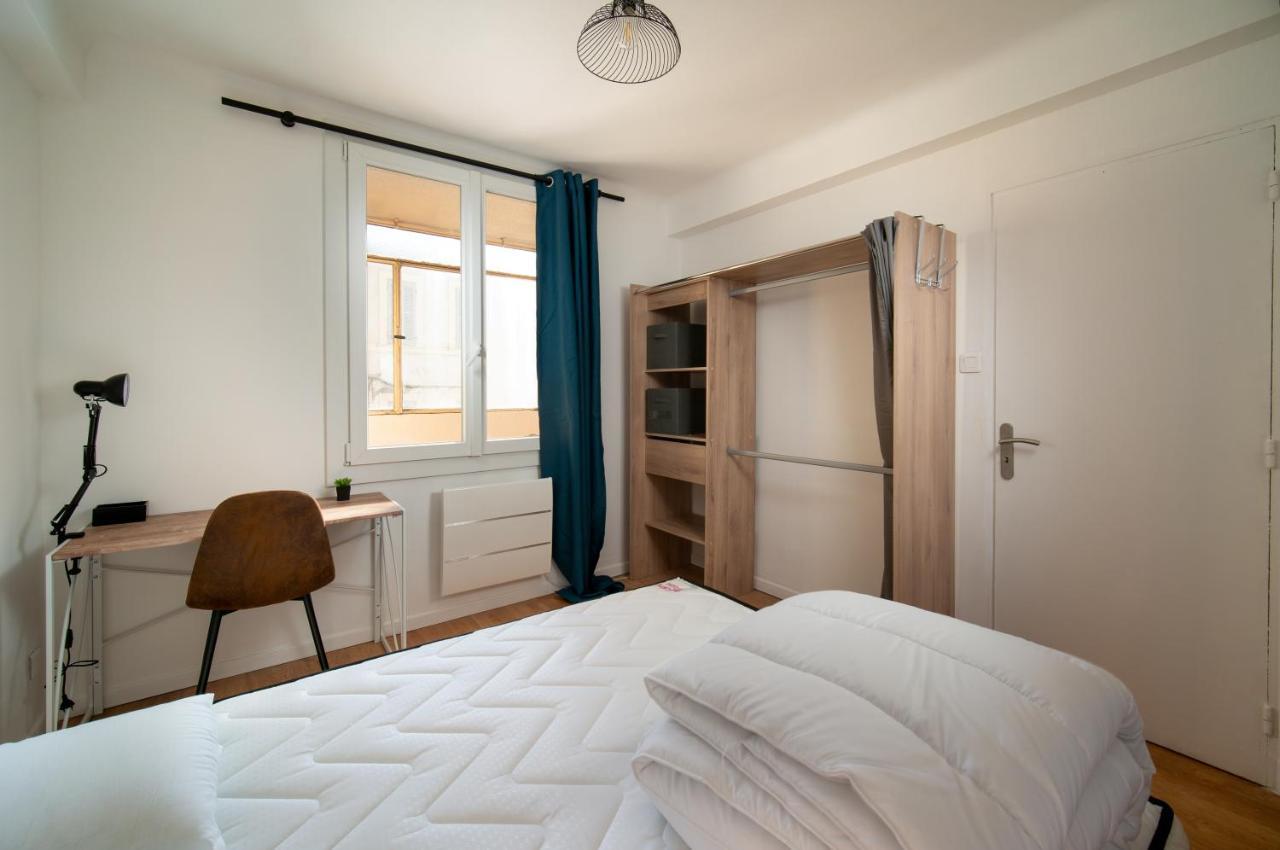 Grand Appartement 3 Chambres Avec Clim Et Balcon Marsylia Zewnętrze zdjęcie