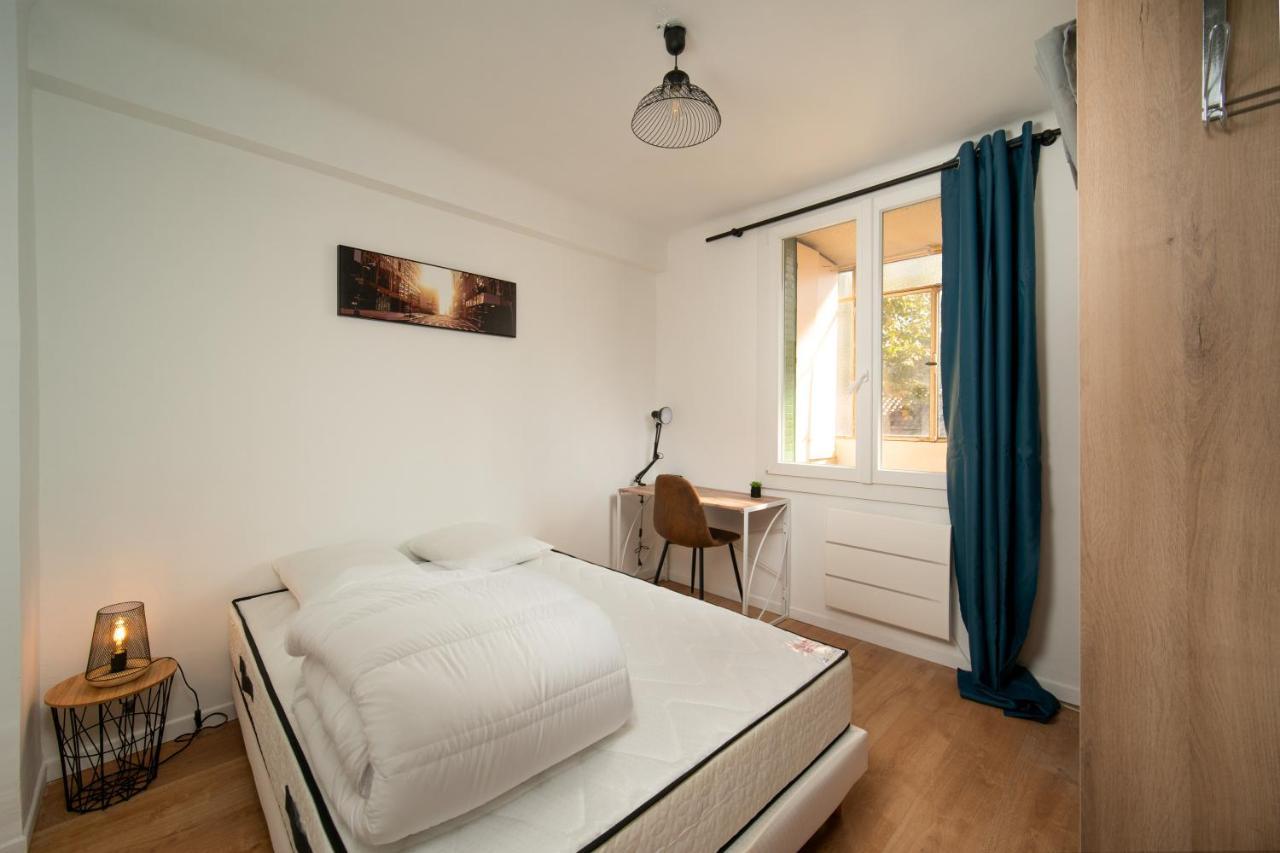 Grand Appartement 3 Chambres Avec Clim Et Balcon Marsylia Zewnętrze zdjęcie